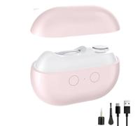 Vueeze Easyclip Smart Nail Clipper, Glosrity Easyclip Multi-Function Electric Nail Clippers, Led Safety Lighting, Cut And Polish Nails In One Piece, Total Nails Care (Pink*1pcs)