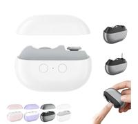 Vueeze Easyclip Smart Nail Clipper, Glosrity/Pubyfun Easy Clip 3-in-1 Multi-Functional Smart Electric Nail Clipper, Nail Trimmer Polisher with LED Light & Clip Storage (White)