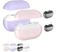 Vueeze Easyclip Smart Nail Clipper, Glosrity/Pubyfun Easy Clip 3-in-1 Multi-Functional Smart Electric Nail Clipper, Nail Trimmer Polisher with LED Light & Clip Storage (A+D)