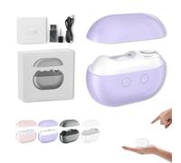 Vueeze Easyclip Smart Nail Clipper, Glosrity Smart Nail Clippers, With Led Light, Usb Rechargeable Automatic Nails Care Tool for Adults, Seniors, Home Use (Purple)