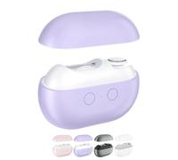 Vueeze EasyClip Smart Nail Clipper, Multi-Function Electric Nail Clippers, Two Grinding Heads Suitable Integrated Shear/Grinding System for Grinding Large Areas and Crevices (Purple)