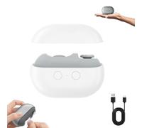 Vueeze EasyClip Smart Nail Clipper, Smart Nail Clippers, 2 in 1 Electric Polishing Automatic Nails Clippers, with Led Light & Nail Scraps Storage, Easy Clean (White)