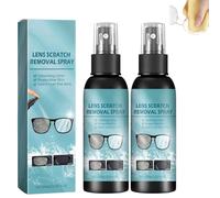 Vueeze Lens Cleaner, Vueez Lensluxe Spray, Scratch Remover for Eyeglasses, Scratch Remover Repair Cleaning Spray, for Sunglass, Camera Lens, Goggles (2)