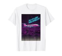 Vuela como si lo robaste Avión Retro Piloto Camiseta