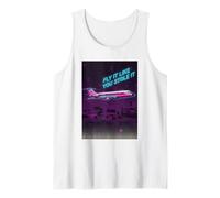 Vuela como si lo robaste Avión Retro Piloto Camiseta sin Mangas