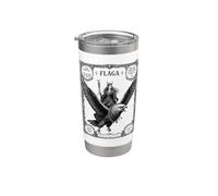 Vuelo de Flaga hacia lo inesperado Vaso térmico de acero inoxidable de doble pared