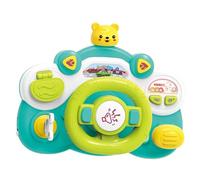 Vuelo De Juguete: Resistente, Volante De Sonido, Luces LED | Volante Interactivo para Niños con Sonidos Realistas Y Luces De Colores para Aprender A Conducir A Jugar En El Hogar Viajes En Aut