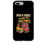 Vuelta a la escuela Pre-K Vibes Cute Girls First Day Carcasa para iPhone 7 Plus/8 Plus