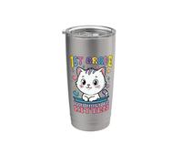 Vuelta al cole, 1.º de primaria. Tiene que ser una monada Vaso térmico de acero inoxidable de doble pared