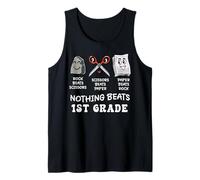 Vuelta al Cole 1er Curso Piedra, Papel o Tijera Nada vence Camiseta sin Mangas