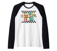 Vuelta al cole en la era de mi director Divertido first día Camiseta Manga Raglan