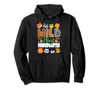 Vuelta al Cole Wild About Kindergarten Teacher Zoo Safari Sudadera con Capucha