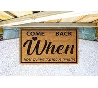 Vuelve Cuando Tengas Tacos Y Alcohol Felpudos Impermeable Alfombras Absorbente Tapete Entrada para Perro Ducha Accesorios para El Hogar 40 X 60Cm