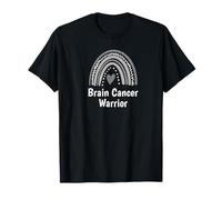 Vuélvete Gris en Mayo Cáncer Cerebral Warrior Rainbow Camiseta