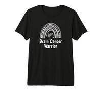 Vuélvete Gris en Mayo Cáncer Cerebral Warrior Rainbow Camiseta Premium