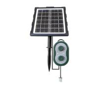 Vueqkueg Kit Seguridad y Configuración Riego Solar 6V 3W Color Plástico | Notas de seguridad, color mostrado y material plástico; funcionamiento sin infección y 50 días de uso.