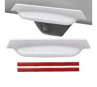 Vuggdt Cubierta para cámara de marcha atrás para coche, cubierta de sombra de lluvia para cámara de marcha atrás, accesorios de modificación automotriz para vehículos, SUV, sedán, auto