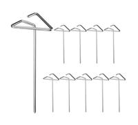 Vuggdt Skewers Air Fryer - Brochetas verticales para barbacoa de acero inoxidable, pinchos de barbacoa de metal, pinchos reutilizables para carne y pollo