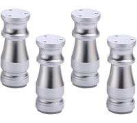 VUIKLCty 4 Piezas de Columna de Soporte for Patas de Mesa, Pata de Soporte for Mueble de TV, pie for Mueble de baño de 78 mm, 99 mm, 118 mm y 148 mm.(148mm)