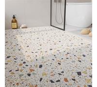 VUIKLCty Alfombra de baño de lufa Calada, Suave, de Secado rápido y con Estampado de guijarros