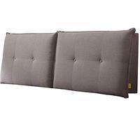 VUIKLCty Almohada Suave del Respaldo del cojín de la Espalda a la Cama con la cabecera,la Almohada de Doble Lectura con el hogar Lavable removible al sofá sofá tapicería de la Tela(A,190x10x60cm)