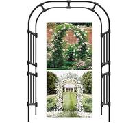 VUIKLCty Árboles arqueados de jardín: utilizados for Plantas trepadoras, Fiestas de Bodas, césped al Aire Libre, Patio Trasero, Decoraciones de jardín, Negro(180 * 240 * 30cm/5.9 * 7.9 * 1ft)