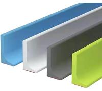 VUIKLCty Barrera de Silicona for Suelo de habitación húmeda, Sello de mampara de Ducha, Presa de Ducha Plegable, Barrera de Agua Curvada en húmedo y seco(Clear,6m/236 Inch)