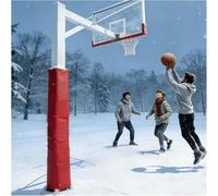 VUIKLCty Basketball Hoop Padding: Thickened and Raised Design To Ensure Player Safety(8x8cm)