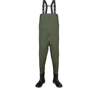 VUIKLCty Botas de Nailon for Mujer, con Suela Gruesa de tendón de Res, Ligeras, Impermeables y con Plataforma for el Pecho(Green,5.5)