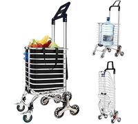 VUIKLCty Carro portaherramientas móvil Carro Sube escaleras con Capacidad de Carga de hasta 51 kg(A)