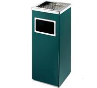 VUIKLCty Cenicero Vertical Papelera for Exteriores Papelera de Acero Inoxidable for Exteriores Papelera Cuadrada Papelera for Exteriores Almacenamiento(Green)