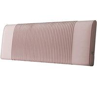 VUIKLCty Cojín de Almohada de la Cama con Almohada de la Cama de Respaldo sin cabellera Grande de Lectura Grande Lavable Suave,Colores múltiples,9 tamaños(Pink,150x10x60cm)