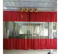 VUIKLCty Cortinas Transparentes for Parabrisas, Cortina de plástico Impermeable a Prueba de Polvo con Ojal for porches, terraza y Taller(3.2x2.5m)