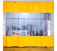 VUIKLCty Cortinas Transparentes Impermeables, Gazebo de plástico Transparente Duradero, Tienda Lateral a Prueba de Viento y Mantiene el Calor(3.7x2.5m)