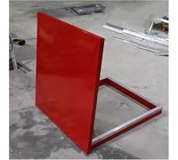 VUIKLCty Cubierta de Salida de sótano, Cubierta de claraboya de ático, con 2 amortiguadores de Gas, Cubierta de trampilla de Techo Externa for Proteger del Viento y la Lluvia.(75 * 75cm)