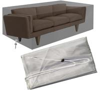 VUIKLCty Cubierta for Muebles, Resistente al Agua, Resistente al Polvo, protección contra la Lluvia y Rayos UV, Cubierta Protectora for Muebles De Jardín al Aire Libre(240x160x100cm/94.5x63x39.4in)