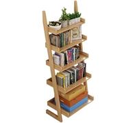 VUIKLCty Estantería Multicapa, estantería de Madera, estantería de Almacenamiento, Sala de Estar, Dormitorio, Oficina pequeña/Oficina en casa, estantería de exhibición(Wood Color)