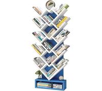 VUIKLCty Estantería Simple Estantería Estante De Almacenamiento De La Sala De Estar Moderna Simple Estantería De Dormitorio Estantería De Estudiantes (Color : Pink)(BLU)