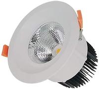 VUIKLCty Foco empotrable COB Blanco Resistente, ángulo de luz de 24 Grados, Foco Empotrado, Centro Comercial, Sala de reuniones, Accesorio de iluminación Comercial(4000k,20W)