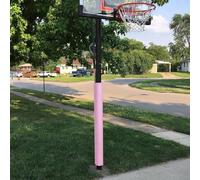 VUIKLCty Foldable, Reusable Foam Padding For Basketball Hoop Posts(Pink B,6 1/2 in (16.5 cm))