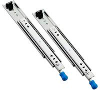 VUIKLCty Fully Extendable Ball Bearing Drawer Slides - with Locking Mechanism(12in/30cm)