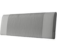 VUIKLCty Hecho de la Cama con Almohada con Almohada con Almohada Cojín Grande Mesa de Noche sin cabecera Pads Pads Reposacabezas Removible Lavable,9 Tamaños(Gray,200x10x60cm)