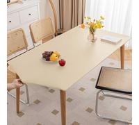 VUIKLCty Mantel Ajustable Rectangular Estirable, Ideal for picnics, Camping y decoración.(Beige,70x120cm)