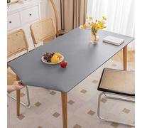 VUIKLCty Mantel Ajustable Rectangular Estirable, Ideal for picnics, Camping y decoración.(Dark Gray,80x130cm)