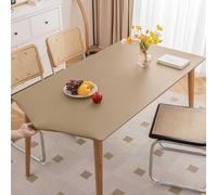 VUIKLCty Mantel Ajustable Rectangular Estirable, Ideal for picnics, Camping y decoración.(Light Coffee,80x130cm)