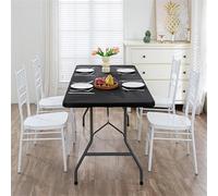 VUIKLCty Mantel De Cerveza Rectangular Impermeable, Ideal for Acampar Y Picnics(Nero,76x183cm)