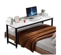 VUIKLCty Mesa de Cama con Ruedas, Escritorio de Estudio móvil