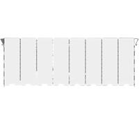 VUIKLCty Parabrisas Plegable de Aluminio for Estufa de Gas al Aire Libre(Windshield B)