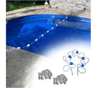 VUIKLCty Pool Safety Rope Pool Separator For Shallow and Deep Water Heavy Duty Pool Lanes(15m)