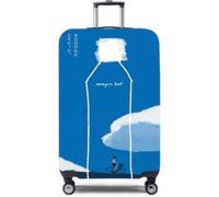 VUIKLCty Protector elástico for Maleta de 18-32 Pulgadas, Funda Protectora for Equipaje, Lavable, antiarañazos(BLU,L)